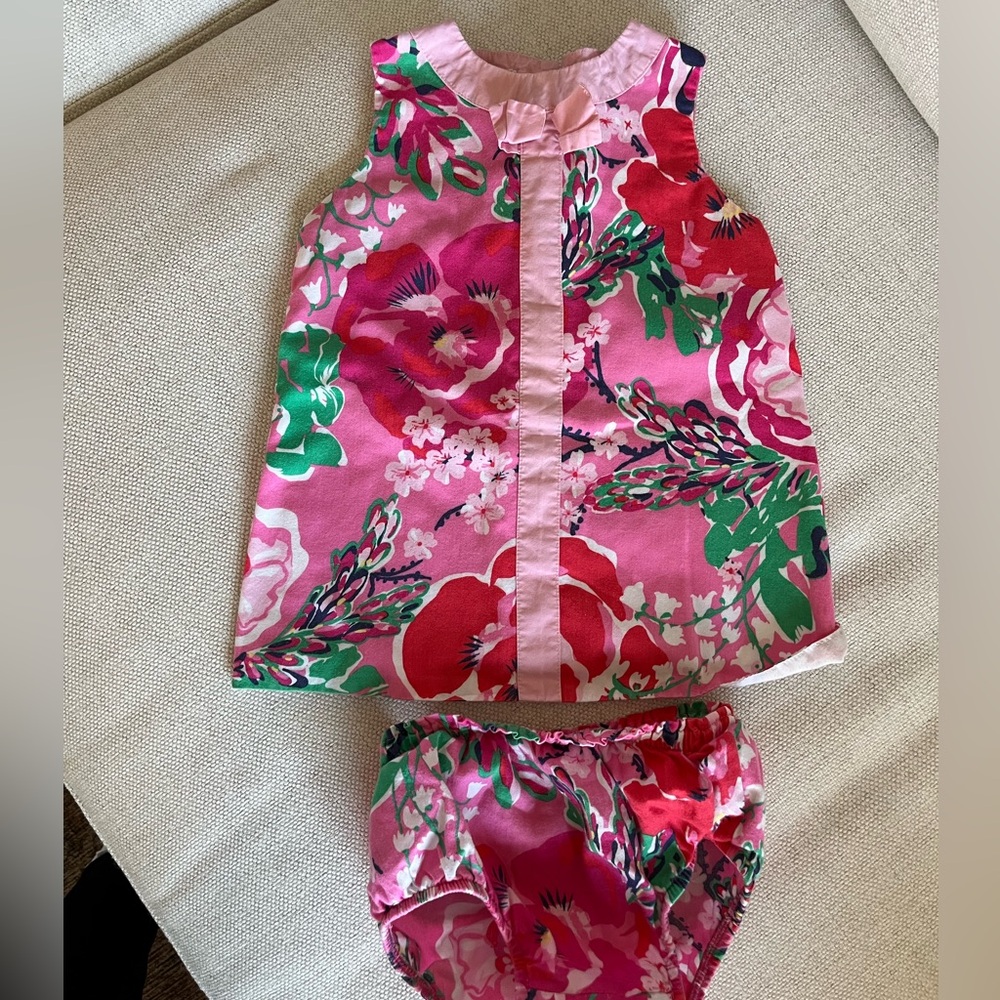 Lily Pulitzer Dress/bloomer set